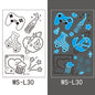 【Ready stock】kawaii Sexy tattoo stickers, fashion trends, nightclubs, bars, music festivals, carnival parties, tattoo stickers, fluorescent notes, luminous cool face stickers