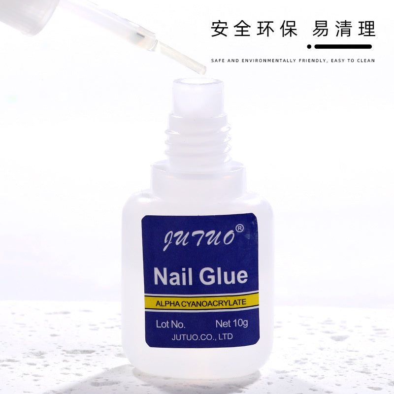Hot Sell Rhinestone Glue Small Blue Bottle 10g/3g Nail Fast Dry Nail Glue