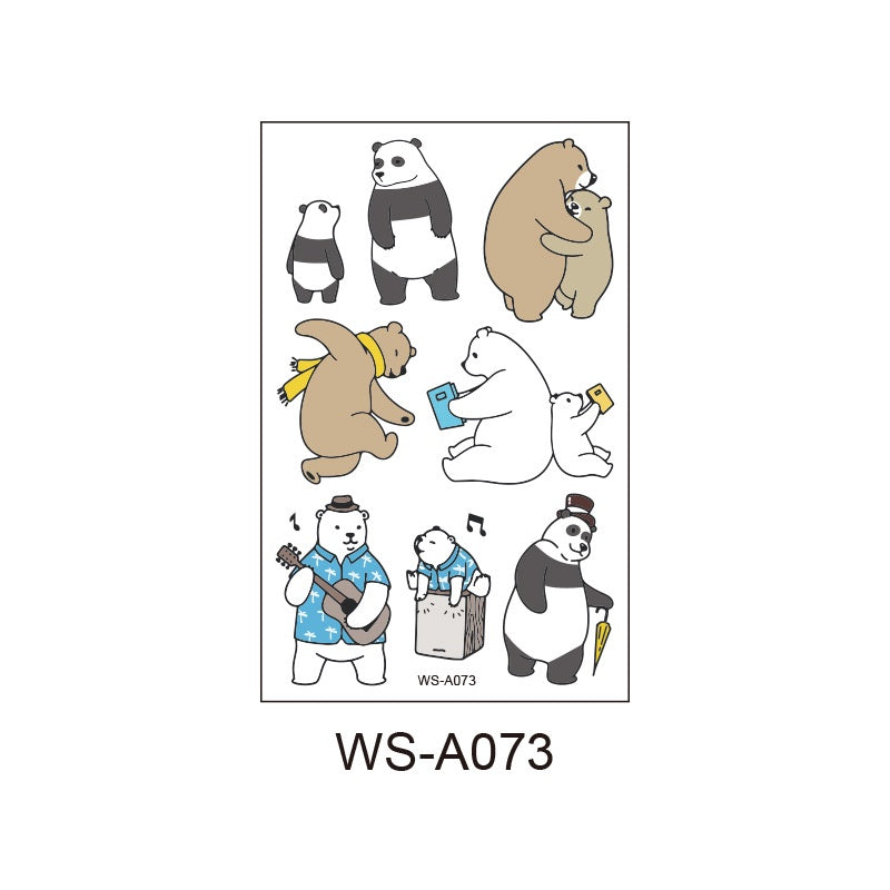 Fashion Children's Cartoon Luminous Tattoo Stickers Animal Luminous Stickers