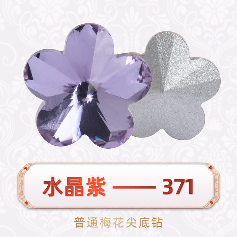 Flower Glass Crystal Rhinestones for Nail Art Decoration Jewelry Making Luxury nail rhinestones