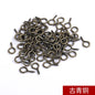 【ready stock】Horn nails DIY Jewelry Accessories Horn Nails Sheep's Eye Nails Screws Pointed Tail Sheep's Eye Nails Multi-specification 100pcs A Pack Wholesale