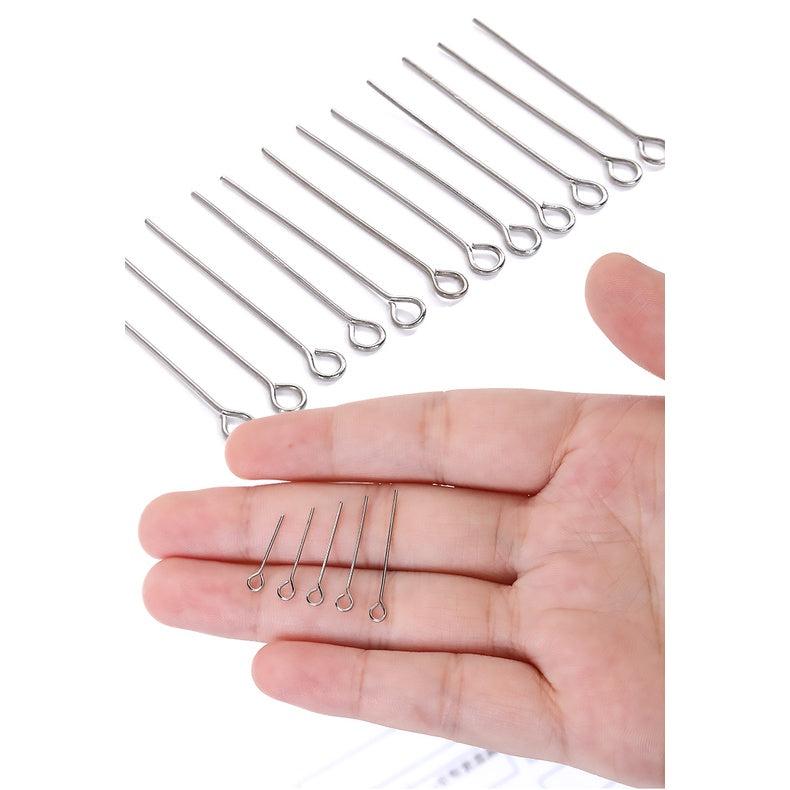 Handmade beaded material diy stainless steel accessories nine-pin nine-pin multi-specification accessories wholesale