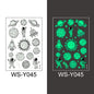 Waterproof Luminous Tattoo Stickers Cute Children's Cartoon Party Universe Space Rocket UFO Interstellar Temporary Stickers