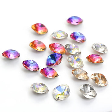 Square Pointed Bottoming Rhinestone Nail Art Deco Crystal Diy Square Cushion Shape Nail Art Deco Crystal Diy Diamond Nail Patch