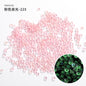 Glow In Dark Luminous Resin Round Rhinestone Flatback Colorful Nail Art Rhinestone for Phone Case