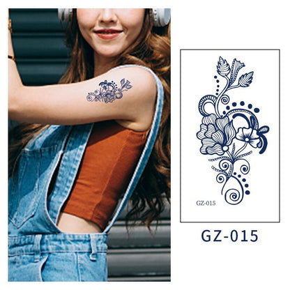 [Genuine goods in stock] New tattoo stickers trend non-reflective lifelike effect tattoo butterfly small fresh waterproof tattoo stickers for men and women Fashion accessories Kore