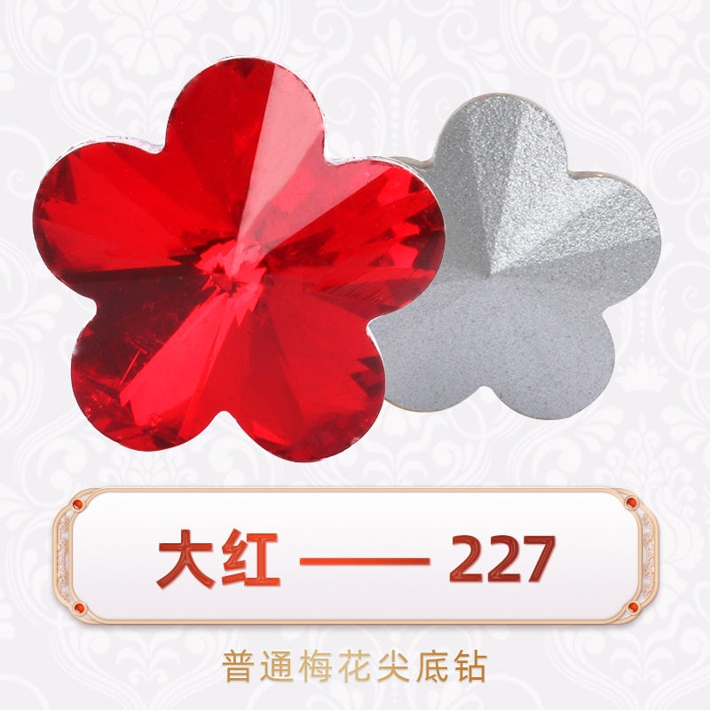 Flower Glass Crystal Rhinestones for Nail Art Decoration Jewelry Making Luxury nail rhinestones