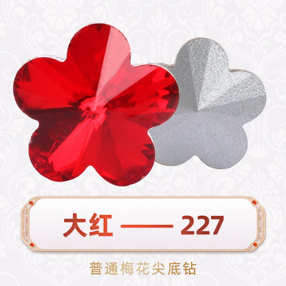 Flower Glass Crystal Rhinestones for Nail Art Decoration Jewelry Making Luxury nail rhinestones