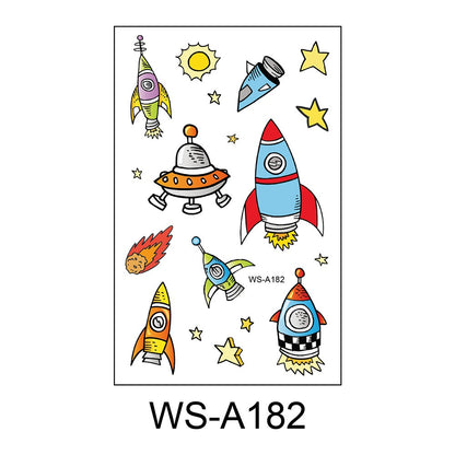 【Ready Stock】kawaii Fashion mini cartoon tattoo sticker fashion face sticker long-lasting waterproof disposable tattoo sticker sexy tattoo sticker cute face sticker