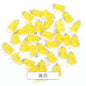 Cute Pendant Resin Bear Jelly Color Children's pendant phone case Diy handmade jewelry