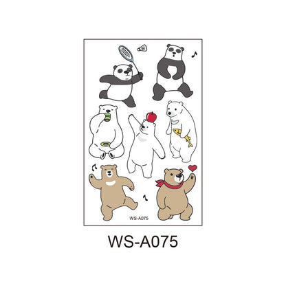 Fashion Children's Cartoon Luminous Tattoo Stickers Animal Luminous Stickers