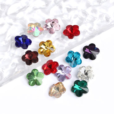 Flower Glass Crystal Rhinestones for Nail Art Decoration Jewelry Making Luxury nail rhinestones