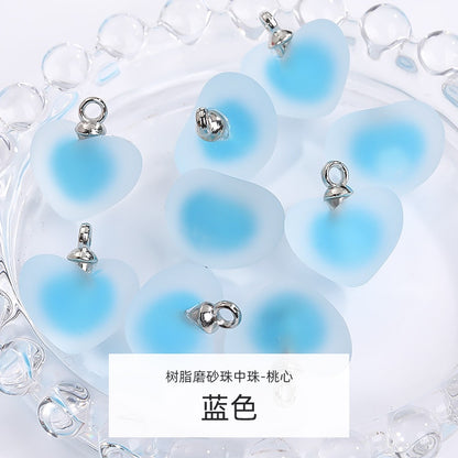 5pcs DIY Handmade Accessories Jewelry Ornament Acrylic Jelly Beads Pendant Earrings Accessories