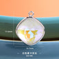 Korean Style Beauty Color Cushion Shaoe Alloy Crystal Rhinestone Pendant