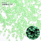 Glow In Dark Luminous Resin Round Rhinestone Flatback Colorful Nail Art Rhinestone for Phone Case