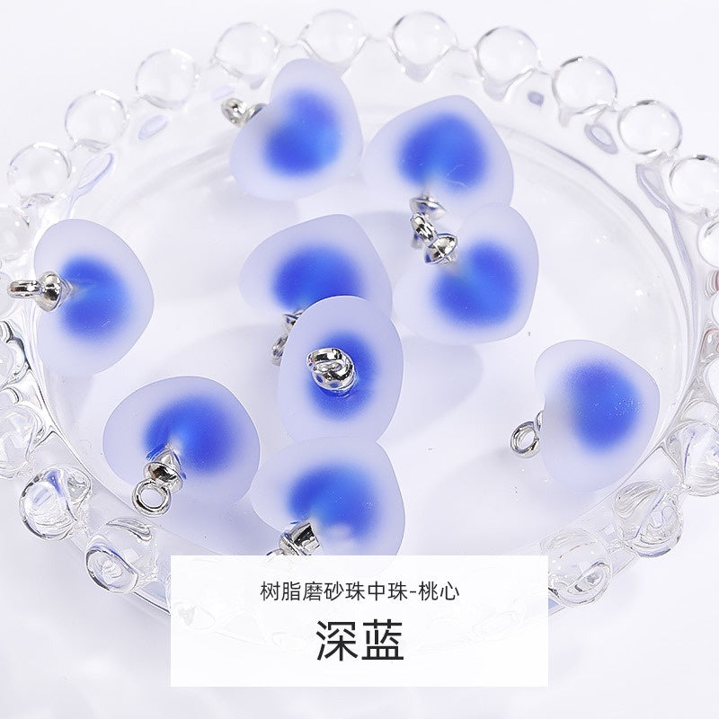 5pcs DIY Handmade Accessories Jewelry Ornament Acrylic Jelly Beads Pendant Earrings Accessories