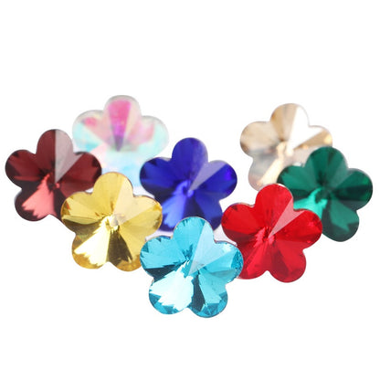 Flower Glass Crystal Rhinestones for Nail Art Decoration Jewelry Making Luxury nail rhinestones