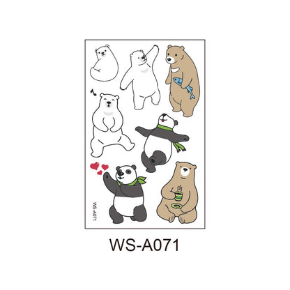 Fashion Children's Cartoon Luminous Tattoo Stickers Animal Luminous Stickers
