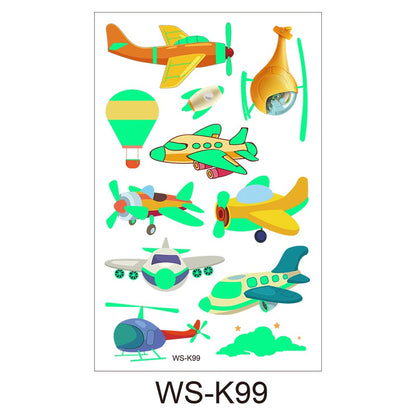 [Genuine goods in stock] Cartoon luminous tattoo stickers are durable, beautiful and fashionable. Personalized tattoo stickers include dinosaurs, mermaids,, luminous stickers
