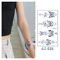 [Genuine goods in stock] New tattoo stickers trend non-reflective lifelike effect tattoo butterfly small fresh waterproof tattoo stickers for men and women Fashion accessories Kore