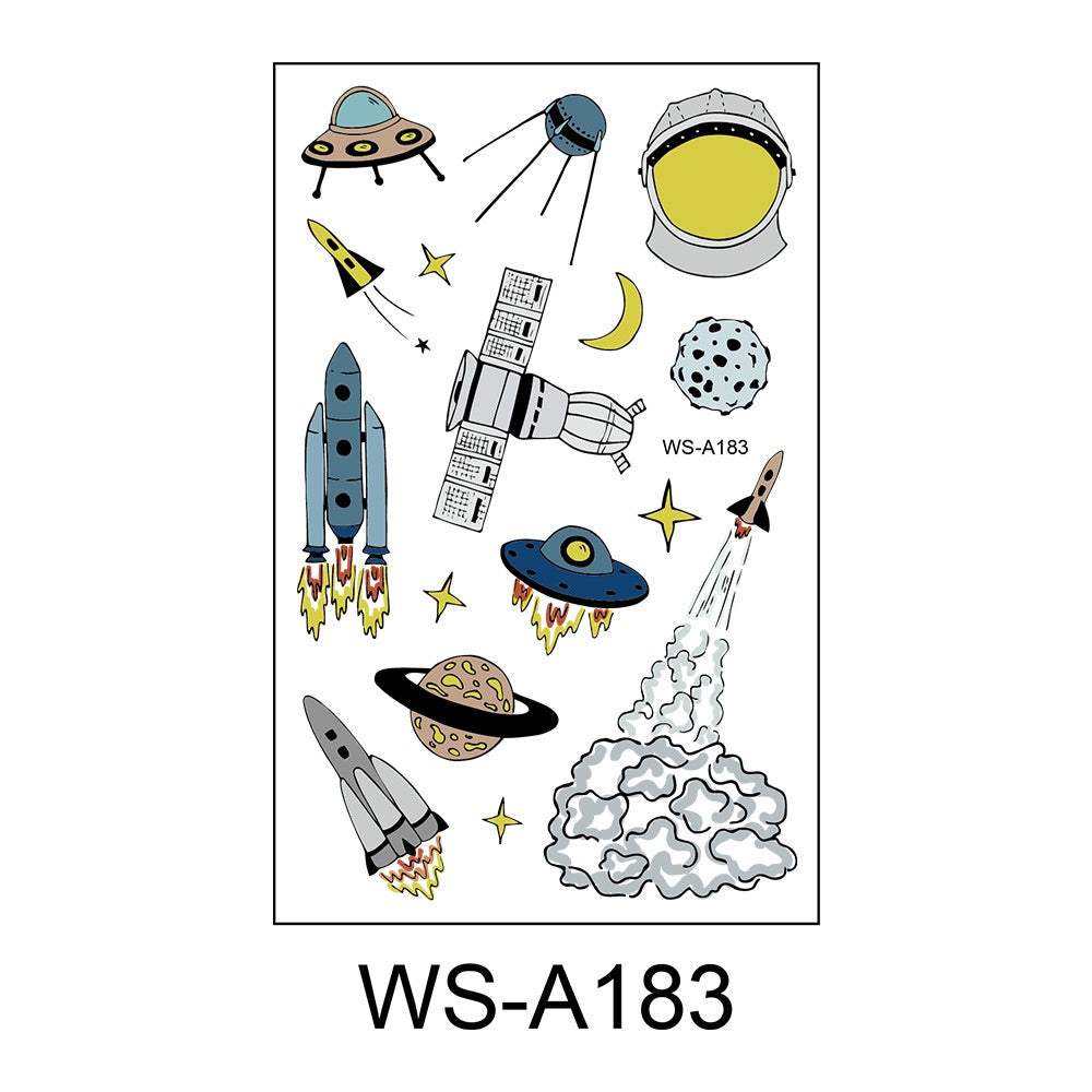 【Ready Stock】kawaii Fashion mini cartoon tattoo sticker fashion face sticker long-lasting waterproof disposable tattoo sticker sexy tattoo sticker cute face sticker