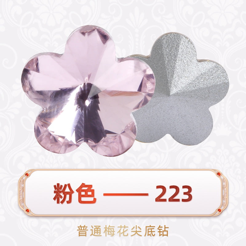 Flower Glass Crystal Rhinestones for Nail Art Decoration Jewelry Making Luxury nail rhinestones