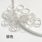 Diy Embossing Jump Ring Open Ring Embossing Ring Single Ring Twist Ring Buckle Link Ring Open Ring Accessories