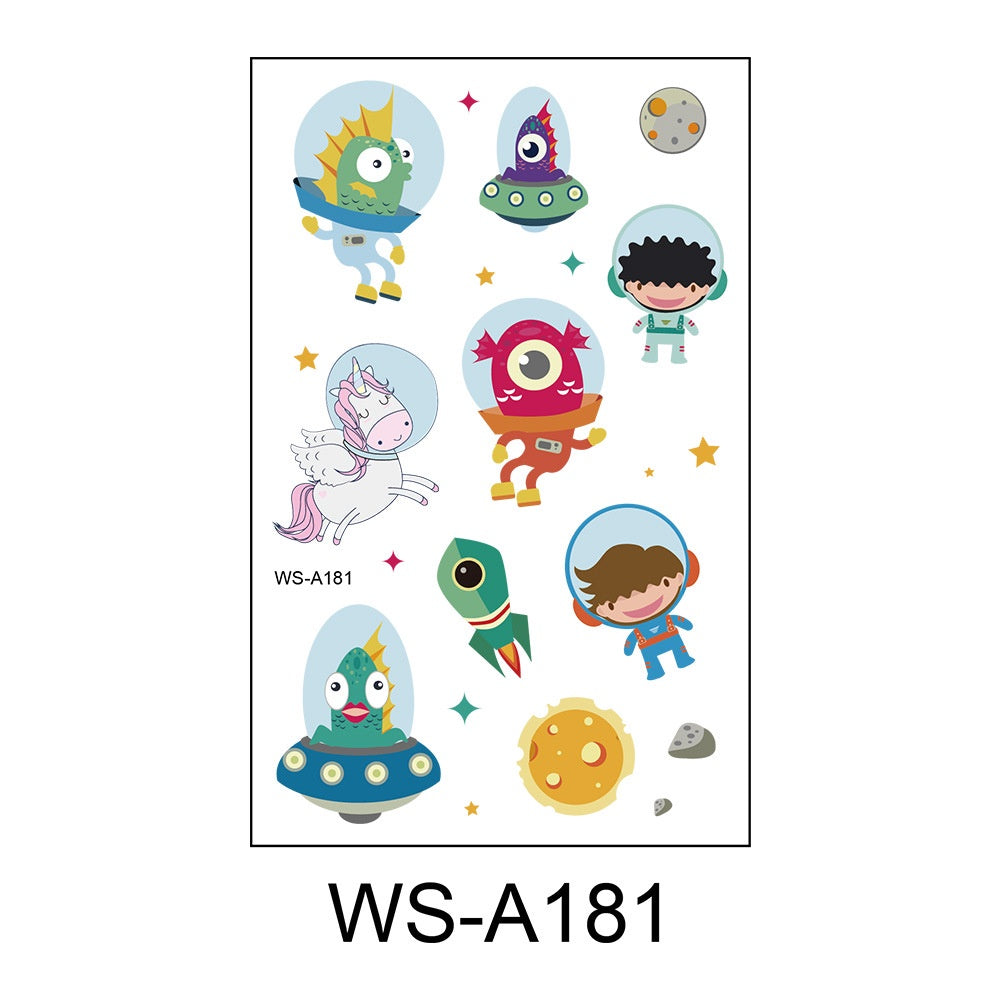 【Ready Stock】kawaii Fashion mini cartoon tattoo sticker fashion face sticker long-lasting waterproof disposable tattoo sticker sexy tattoo sticker cute face sticker