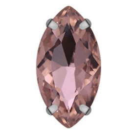 4*8/5*10mm Navette Shape Crystal Rhinestone with Silver Claw Clothing Accessories Rhinestones
