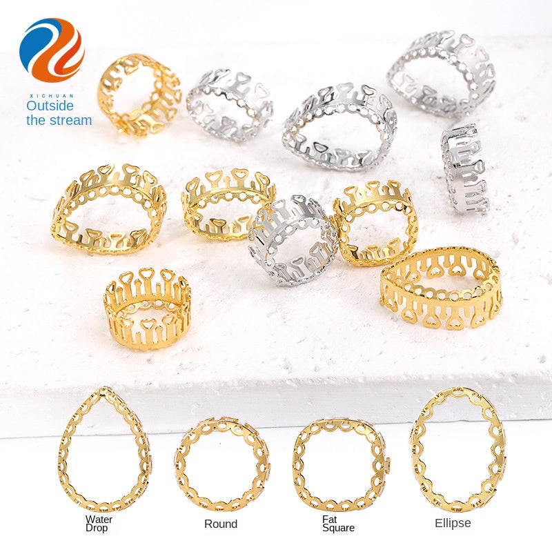 Loose Nest Claw Copper Base Support Hand Stitched Clothes Bag Shoes Pendant Metal Accessories Diy Accessories Materials