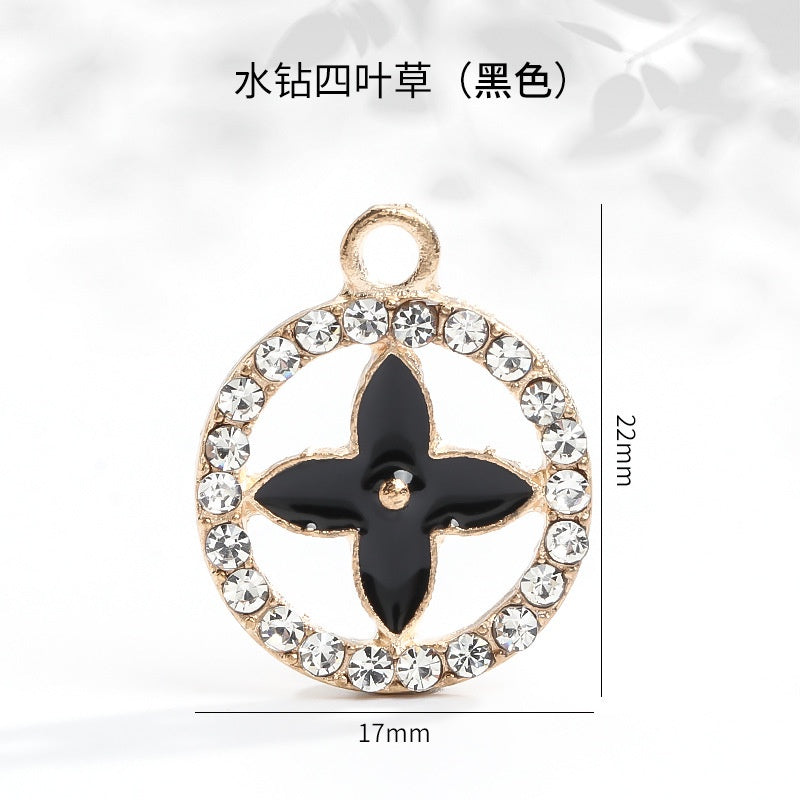 Hole Shoes Accessories Diy Pearl Flowers Crystal White Diamond Shoes Buckle Decorative Buckle Accessories Hole Shoes Cross Chain Garden Shoes of Shoes Flower