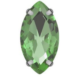 4*8/5*10mm Navette Shape Crystal Rhinestone with Silver Claw Clothing Accessories Rhinestones