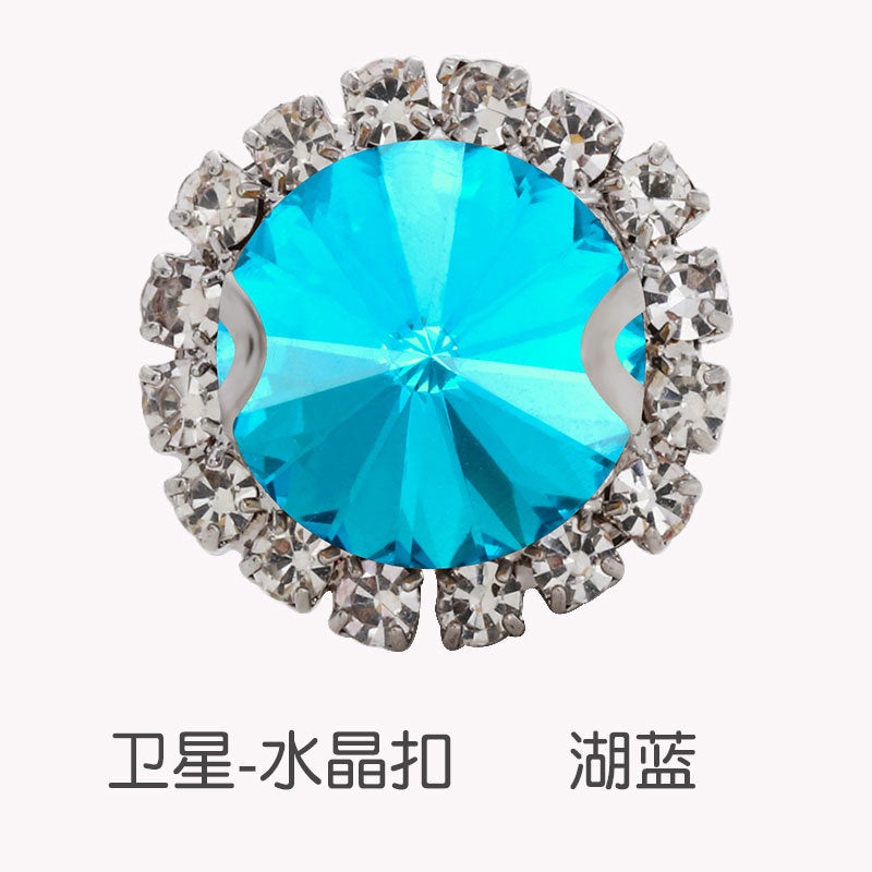 16mm Crystal Buckle Siege Crystal Diy Jewelry Clothing Accessories Handmade Accessories Materials