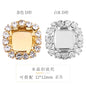 10PCS Crystal Buckle Gold Empty Bracket Glass Crystal Enclosing Edge Copper Claw Diy Accessories Clothing Accessories Shoe Materials