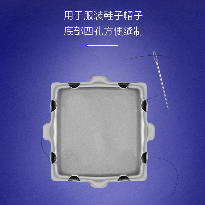 8/10/12/14mm Square Shape Rhinestones with Sliver Claw Stone for Garment Shoes Bag Making