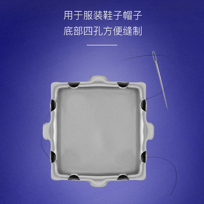 8/10/12/14mm Square Shape Rhinestones with Sliver Claw Stone for Garment Shoes Bag Making