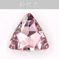 20pcs 18mm Triangle Hand Stitched Drill Glass Crystal Claw Drill Diy Wedding Dress Dress Shoe Size Accessories Material