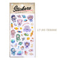Girl Kid Astronaut Spaceship Sticker Makeup Party Temporary Sticker