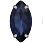 4*8/5*10mm Navette Shape Crystal Rhinestone with Silver Claw Clothing Accessories Rhinestones