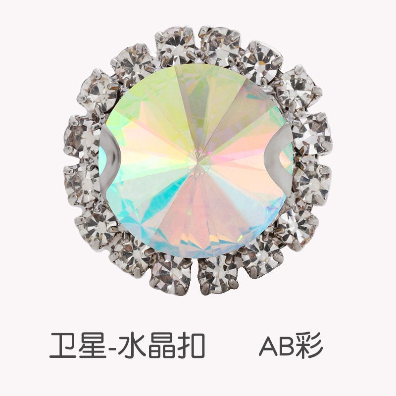 16mm Crystal Buckle Siege Crystal Diy Jewelry Clothing Accessories Handmade Accessories Materials