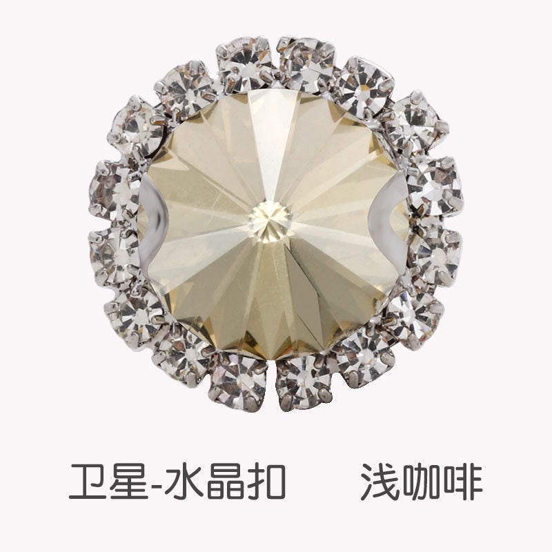 16mm Crystal Buckle Siege Crystal Diy Jewelry Clothing Accessories Handmade Accessories Materials
