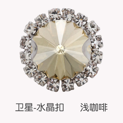 16mm Crystal Buckle Siege Crystal Diy Jewelry Clothing Accessories Handmade Accessories Materials
