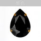 Gold Bottoming Water Drop Glass Claw Drill Diy Clothing Wedding Dress Women's Shoes Material Grab Drill Jewelry Accessories