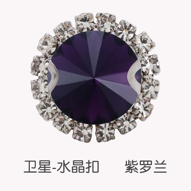 16mm Crystal Buckle Siege Crystal Diy Jewelry Clothing Accessories Handmade Accessories Materials