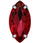 4*8/5*10mm Navette Shape Crystal Rhinestone with Silver Claw Clothing Accessories Rhinestones