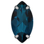 4*8/5*10mm Navette Shape Crystal Rhinestone with Silver Claw Clothing Accessories Rhinestones