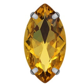 4*8/5*10mm Navette Shape Crystal Rhinestone with Silver Claw Clothing Accessories Rhinestones