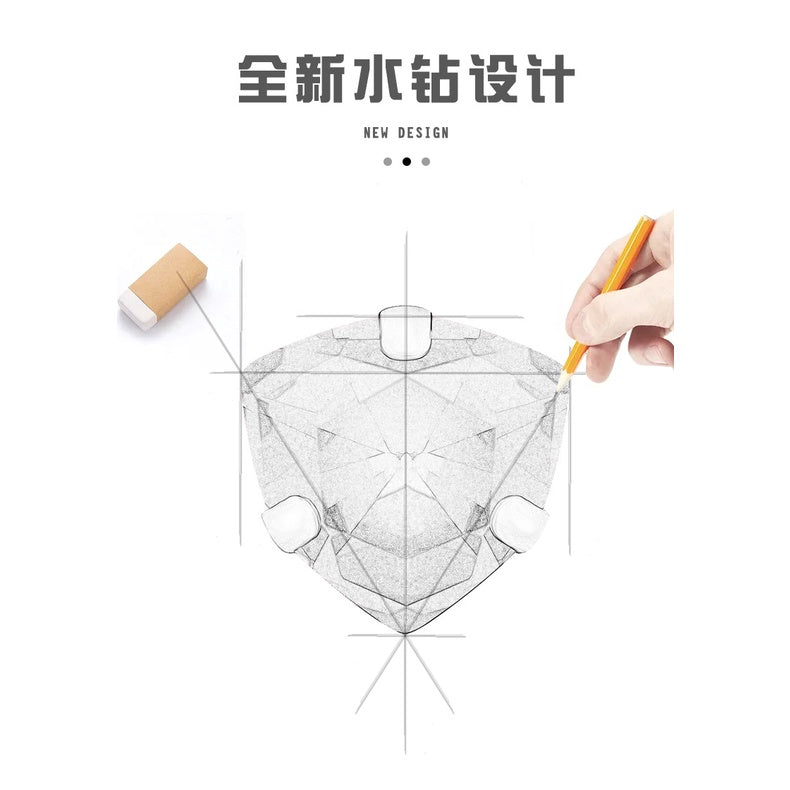 7mm 10pcs Fat Triangle Claw Drill Hand Stitched Glass Drill Crystal Drill Diy Clothing Wedding Accessories Clothing Accessories