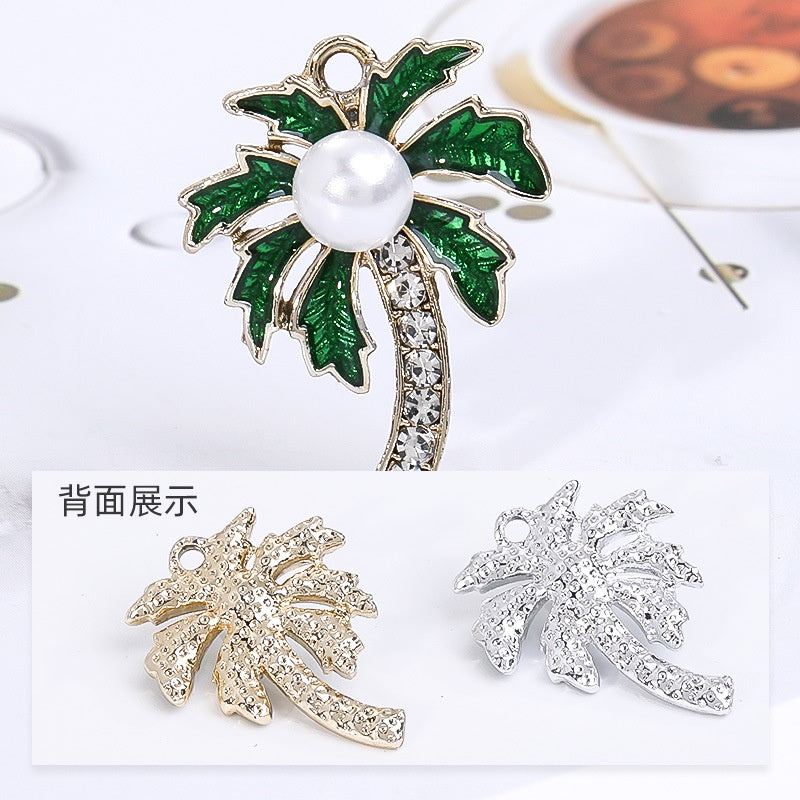 Fashion Korean Style High Quality Alloy Crystal Shiny Alloy Pearl Rhinstone Pendant
