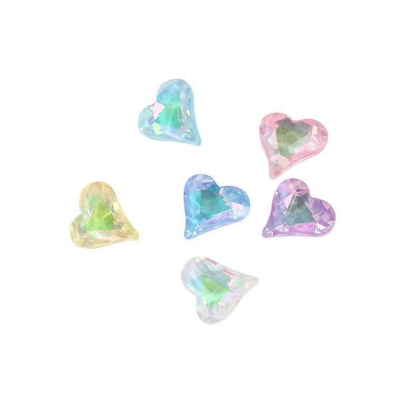 10pcs Phantom Mocha Color K9 High-grade Crystal Glass Diamond High Top Rhinestone Diy Nail Sticker Rhinestone Material